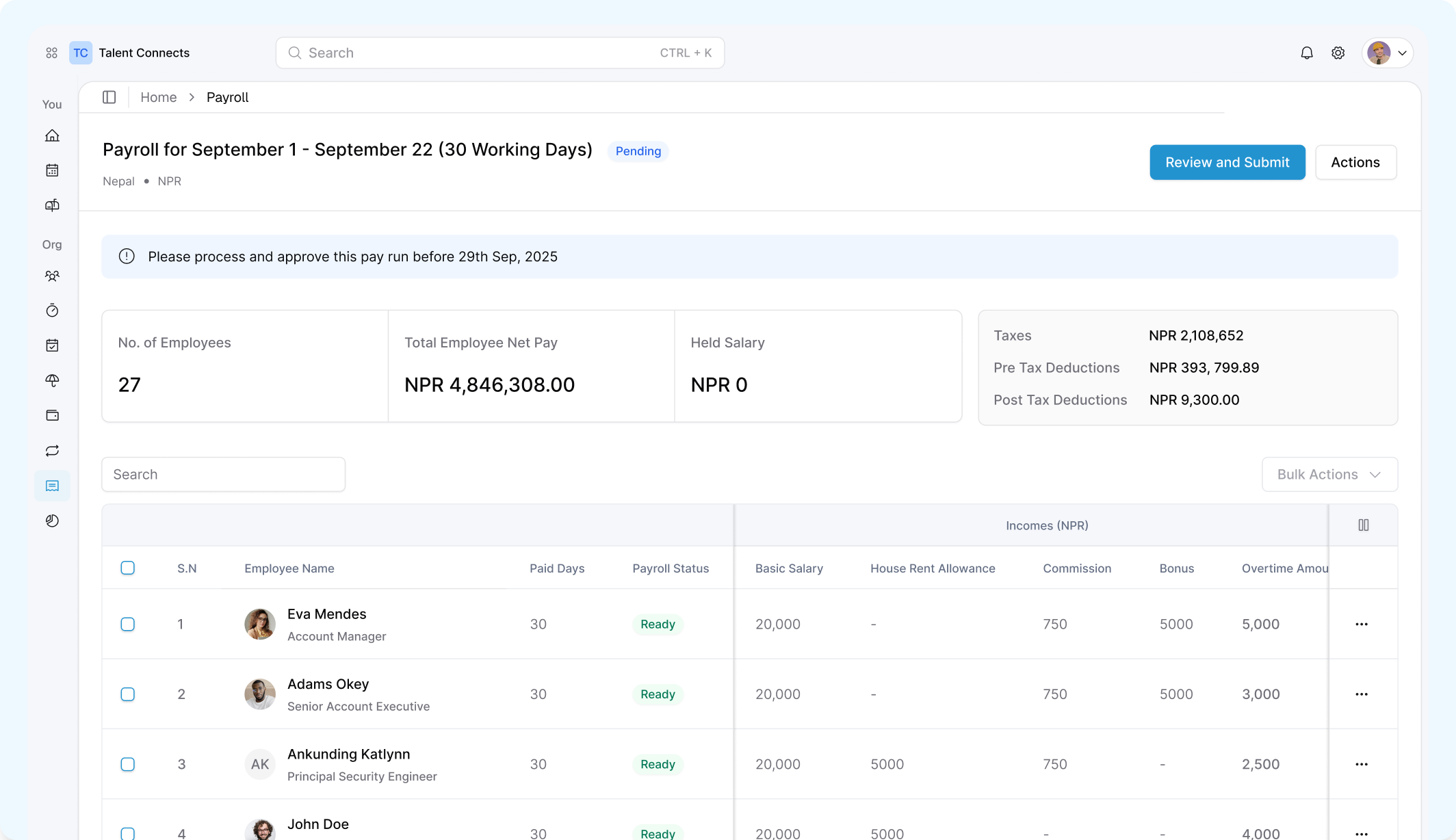 Payroll and Compensation Overview